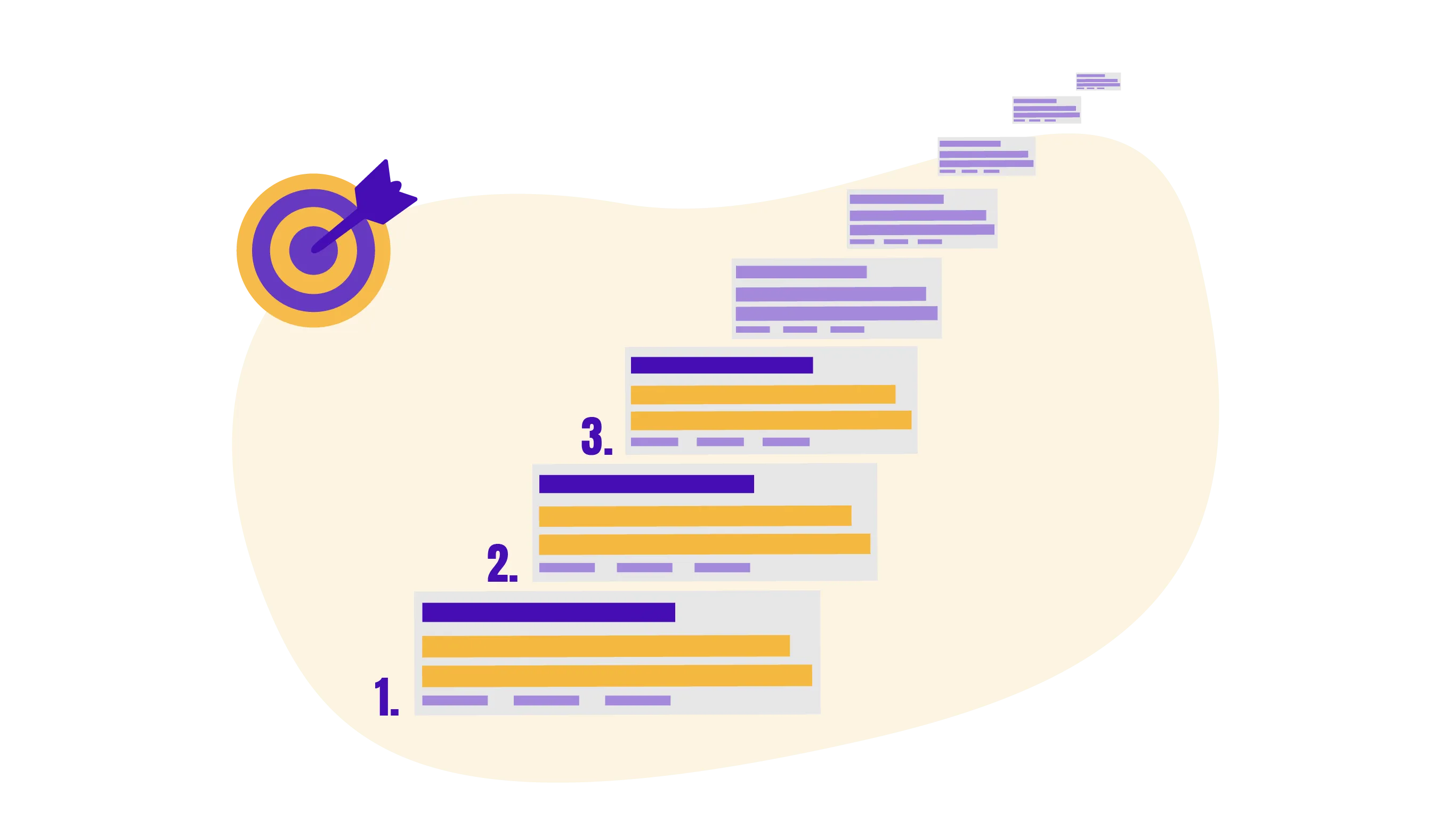 Grafische Darstellung zu dem Prozess SEO